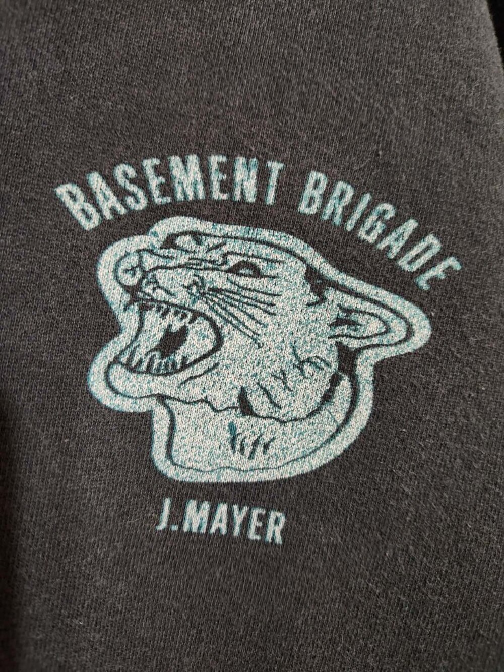 John Mayer Hoodie XL Black Basement Brigade Concert Tour Pullover Sweatshirt - Picture 5 of 8